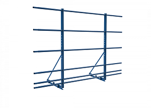 Ограждение DECO с Фальцевым креплением ХК H=1200 L=2000мм с 6-ю трубами (ТУ)
