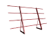 Ограждение кровли со снегозадержанием на Фальц H=1200мм L=2000мм Эконом RAL 3003