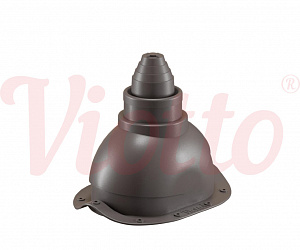 Антенный выход для металлочерепицы Viotto серо-коричневый (RAL 8019)