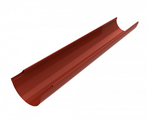 Желоб водосточный, D=220 мм, L 1.25 м., RAL 3011 (Коричнево-красный) 
