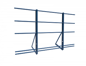 Ограждение кровли ROLLED Оптимальное Универсальное H=1200мм L=2000мм со снегозадержанием с 1-ой доп. трубой