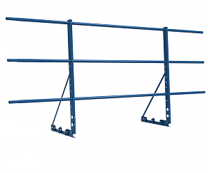 Ограждение DECO с Фальцевым креплением ОЦ H=900 L=2000мм с 3-я трубами (ТУ)