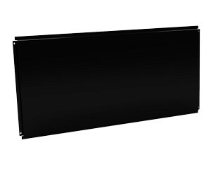 Фасадная кассета 1160х530 открытого типа, толщина 1,2 мм, RAL 9005 (Глубокий черный)