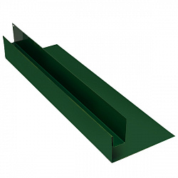 Планка оконная, длина 2 м, Полимерное покрытие, RAL 6005 (Зеленый мох)
