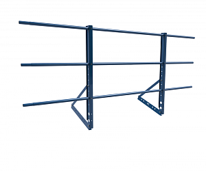 Ограждение кровли ROLLED Оптимальное Универсальное H=900мм L=2000мм с 1-ой доп. трубой