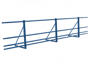 Ограждение DECO ОЦ универсальное H=600 L=3000мм с 2-я доп. трубами (ТУ)