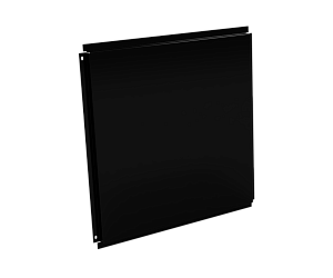 Фасадная кассета 530х530 открытого типа, толщина 1,2 мм, RAL 9005 (Глубокий черный)