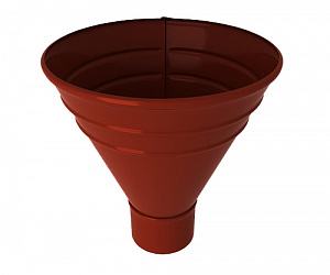 Воронка конусная, диаметр 106 мм, RAL 3011 (Коричнево-красный) 