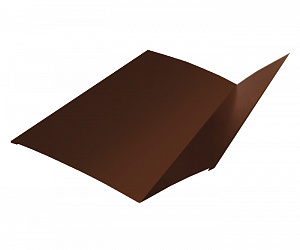 Планка примыкания верхняя, 2м, Порошковое покрытие, RAL 8017 (Шоколадно-коричневый)