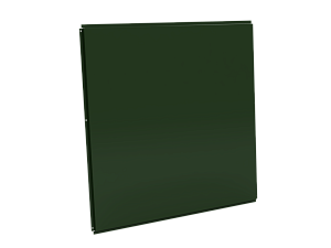 Фасадная кассета 1160х1160 открытого типа, толщина 1,2 мм, RAL 6002 (Лиственно-зеленый)