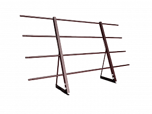 Ограждение кровли со снегозадержанием на Фальц H=1200мм L=2000мм Zn RAL 3005