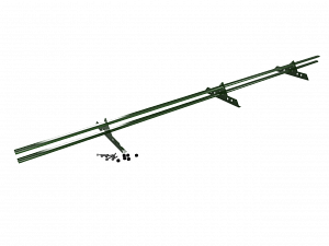 Снегозадержатель Трубчатый 40\20х1.0мм L=3000мм (3 Опоры) Zn RAL 6002