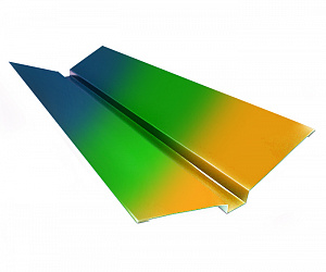 Ендова верхняя, длина 2 м, Полимерное покрытие, все остальные цвета каталога RAL, кроме металлизированных и флуоресцентных