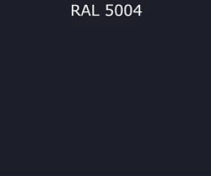 Гладкий лист RAL 5004 0.7