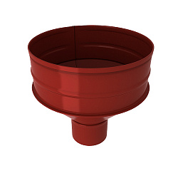 Водосборная воронка, диаметр 140 мм, RAL 3011 (Коричнево-красный) 