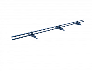 Снегозадержатель трубчатый DECO ХК с круглой трубой d25мм L=3000мм (3 опоры 1,2мм)