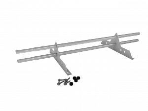 Снегозадержатель Трубчатый 25х2.0мм L=1000мм (2 Опоры) Zn RAL 7004