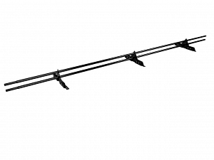 Снегозадержатель Трубчатый на Фальц 25х2.0мм L=3000мм (3 Опоры) Zn RAL 9005