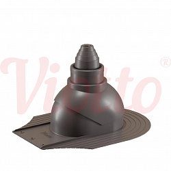 Антенный выход для мягкой кровли при монтаже Viotto серо-коричневый (RAL 8019)