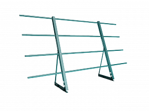 Ограждение кровли на Фальц H=1200мм L=2000мм Оптимальное RAL 5021 (3 Трубы)