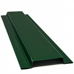 Нащельник для сэндвич-панелей, длина 1.25 м, Порошковое покрытие, RAL 6005 (Зеленый мох)
