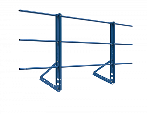 Ограждение кровли "РОЛЛЕД+" ОЦ H=900 L=2000мм с 1-ой доп. трубой (труба 40х20) ГОСТ 53254-2009