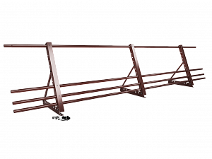 Ограждение кровли со снегозадержанием H=600мм L=3000мм Оптимальное RAL 3009