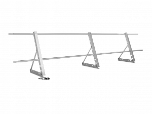 Ограждение кровли H=600мм L=3000мм Zn RAL 7004