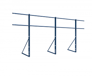 Ограждение DECO Оптимальное H=1200 L=3000мм с 2-я трубами (ТУ)