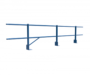 Ограждение DECO парапетное сборное ХК H=600мм L=3000мм (ТУ)