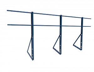 Ограждение кровли ROLLED Оптимальное Универсальное H=1200мм L=3000мм с 2-я трубами