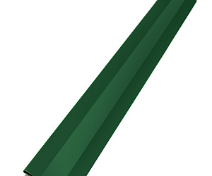 Планка начальная, длина 1.25 м, Полимерное покрытие, RAL 6005 (Зеленый мох)
