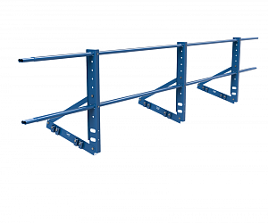 Ограждение кровли на фальц "РОЛЛЕД+" ХК H=600 L=3000мм (труба 40х20)