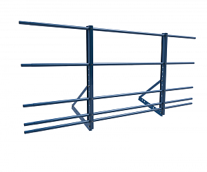 Ограждение кровли ROLLED ZN Универсальное H=900мм L=2000мм со снегозадержанием с 1-й доп. трубой