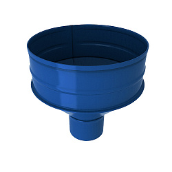Водосборная воронка, диаметр 150 мм, RAL 5005 (Сигнальный синий)
