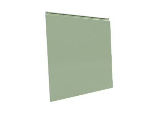 Фасадная кассета 1160х1140 закрытого типа, толщина 1,2 мм, RAL 6019 (Бело-зеленый)