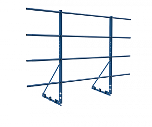 Ограждение DECO с Фальцевым креплением ХК H=1200 L=2000мм с 4-я трубами (ТУ)