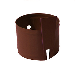 Крепление водосточных труб анкерное, диаметр 100 мм, Порошковое покрытие, RAL 8017 (Шоколадно-коричневый)