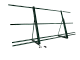 Ограждение кровли со снегозадержанием H=900мм L=2000мм Оптимальное RAL 6005