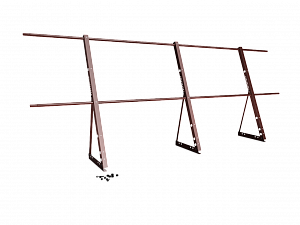 Ограждение кровли H=1200мм L=3000мм Zn RAL 3009