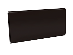 Фасадная кассета 1160х530 открытого типа, толщина 0,7 мм, RAL 8017 (Шоколадно-коричневый)