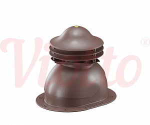 Универсальный выход вентиляции для готовой мягкой и фальцевой кровли Viotto коричневый (RAL 8017)