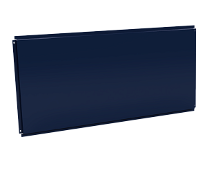 Фасадная кассета 1160х530 открытого типа, толщина 0,7 мм, RAL 5002 (Ультрамариново-синий)