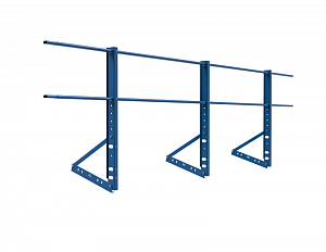 Ограждение кровли "РОЛЛЕД+" ХК H=900 L=3000мм (труба 40х20) ГОСТ 53254-2009 
