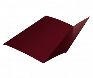 Планка примыкания верхняя, 1.25м, Порошковое покрытие, RAL 3005 (Винно-красный)