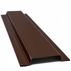 Нащельник для сэндвич-панелей, длина 2 м, Порошковое покрытие, RAL 8017 (Шоколадно-коричневый)