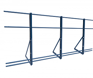 Ограждение кровли ROLLED ZN Универсальное H=1200мм L=3000мм со снегозадержанием