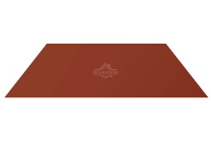 Гладкий лист RAL 3009 0.45х1250х2500мм