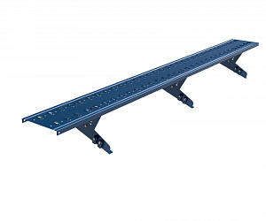 Переходной мостик на фальц ОЦ ROLLED 250мм L=2480мм (3 опоры) ТУ