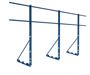 Ограждение DECO с Фальцевым креплением ОЦ H=1200 L=3000мм с 2-я трубами (ТУ)